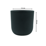 Designer Ceramic Pot (Black, Matt Finish,Small) for Home & Indoor Plant Decor