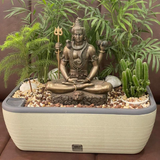 Contessa Rectangle Pot for Outdoor Indoor with Self-Watering System/Flower Pot (Home & Garden)