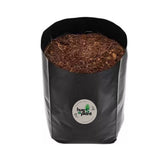 Hug A Plant | Black Nursery Cover/Plant Grow Bag Terrace Gardening Nursery Cover (Black,10X10 INCH)