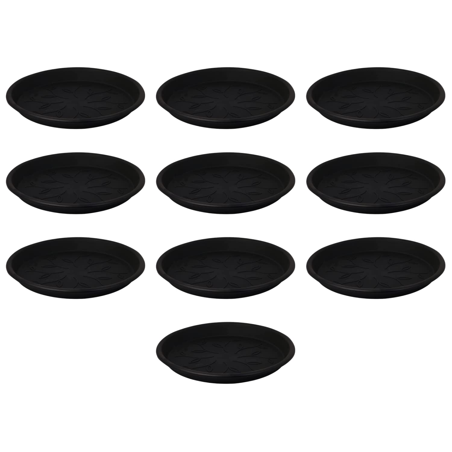 Hug A Plant|UV Treated Round Bottom Tray Suitable for 8 inch Round Plastic Pot|Heavy Duty Highly Durable Tray for Indoor Home & Garden Decor (20CM|8INCH )