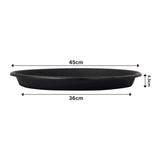 Hug A Plant|UV Treated Round Bottom Tray Suitable for 18 inch Round Plastic Pot|Heavy Duty Highly Durable Tray for Indoor Home & Garden Decor (45CM|18INCH)