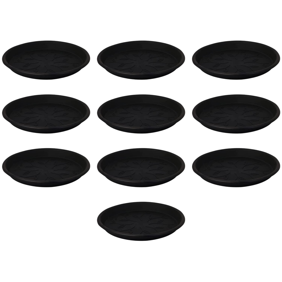 Hug A Plant|UV Treated Round Bottom Tray Suitable for 14 inch Round Plastic Pot|Heavy Duty Highly Durable Tray for Indoor Home & Garden Decor (35CM|14INCH)