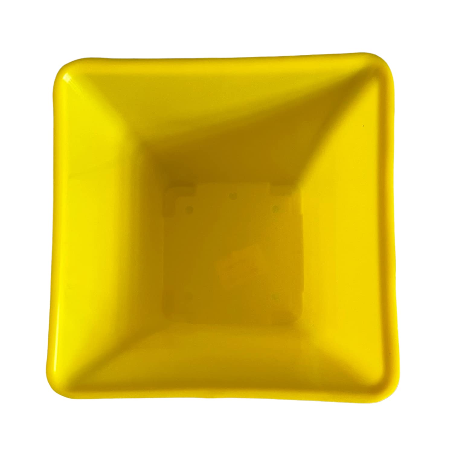Hug A Plant | Hot Square Plastic Pot for Home & Garden (22CM | 9INCH)