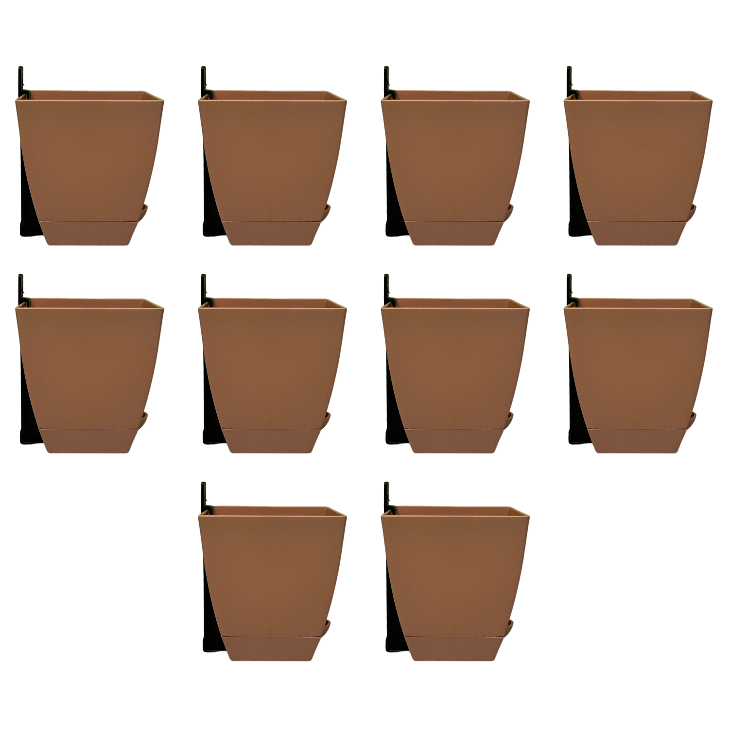 Hug A Plant|Chatura 8cm Self Watering Square Pot with Nail Hook for Home & Garden Decor (8CM|3.4INCH)