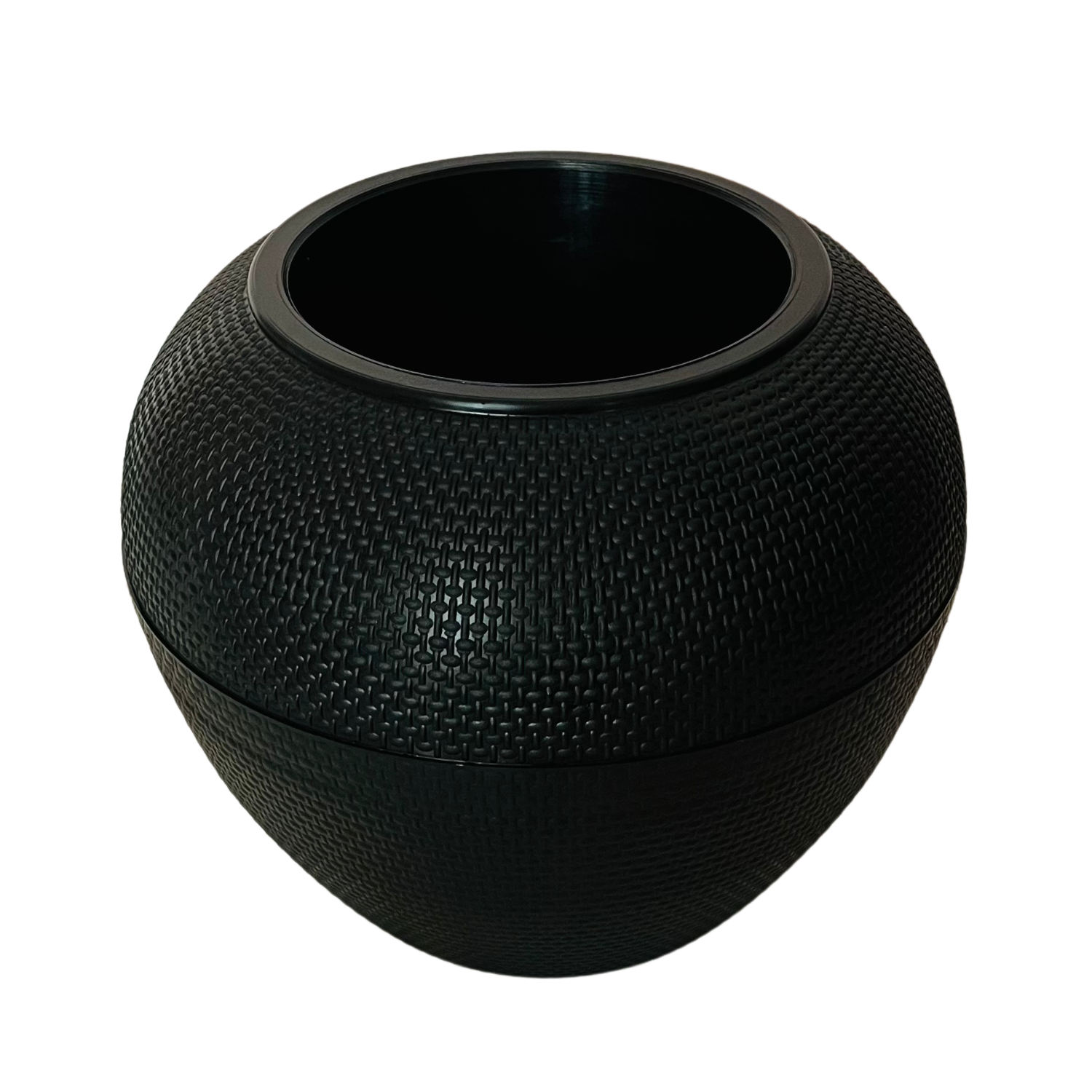 Hug A Plant |Kiwi Round Plastic Pot for Home & Garden (22CM|9INCH,Pack of 1)