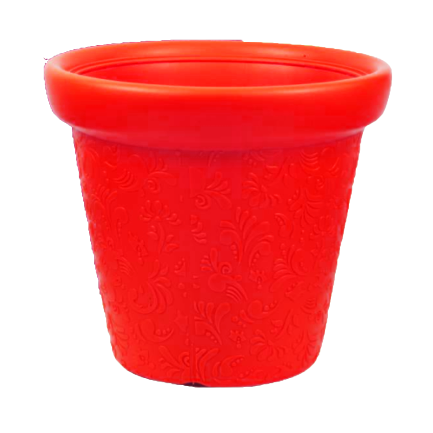 Designer Round Plastic Pot for Home & Garden (30CM|12 INCH)
