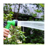 PLASTIC GARDEN HOSE NOZZLE WATER SPRAY GUN CONNECTOR TAP ADAPTER SET