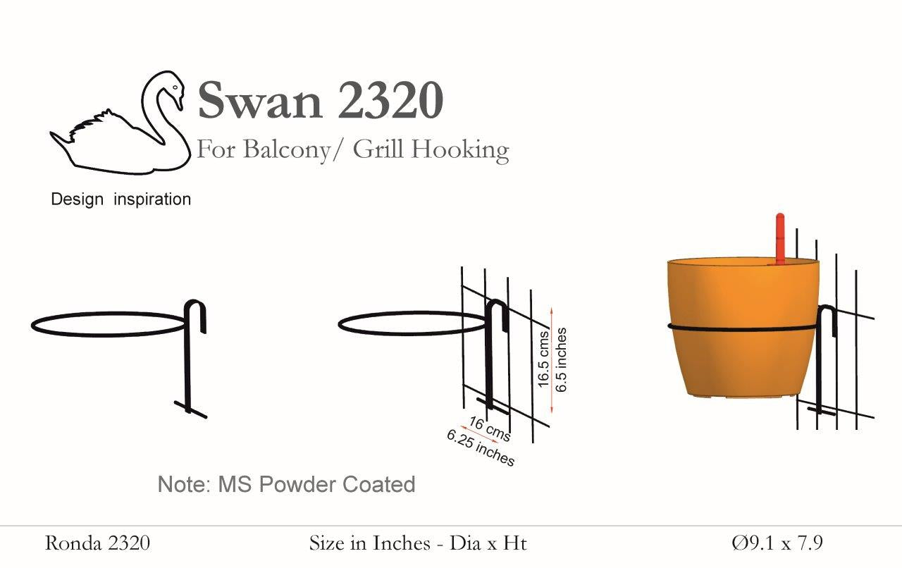 Balcony/Grill Hooking For Swan Ronda 2320 / Tuka 25