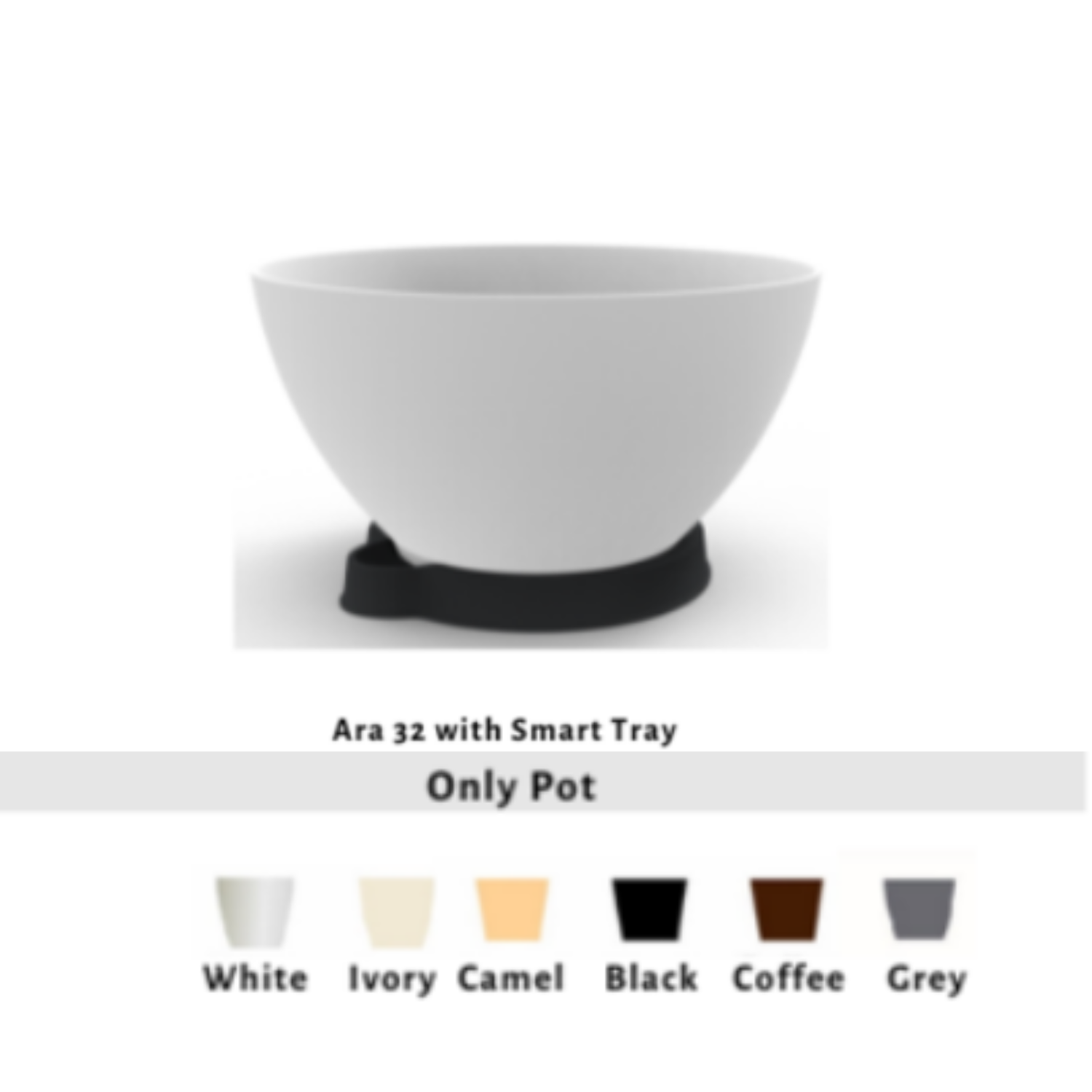 Ara 32 Plastic Pot With Smart Tray