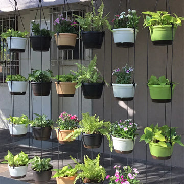 Tuka 20 Three Tier Self Watering Hanging Plastic Pot – Hug A Plant