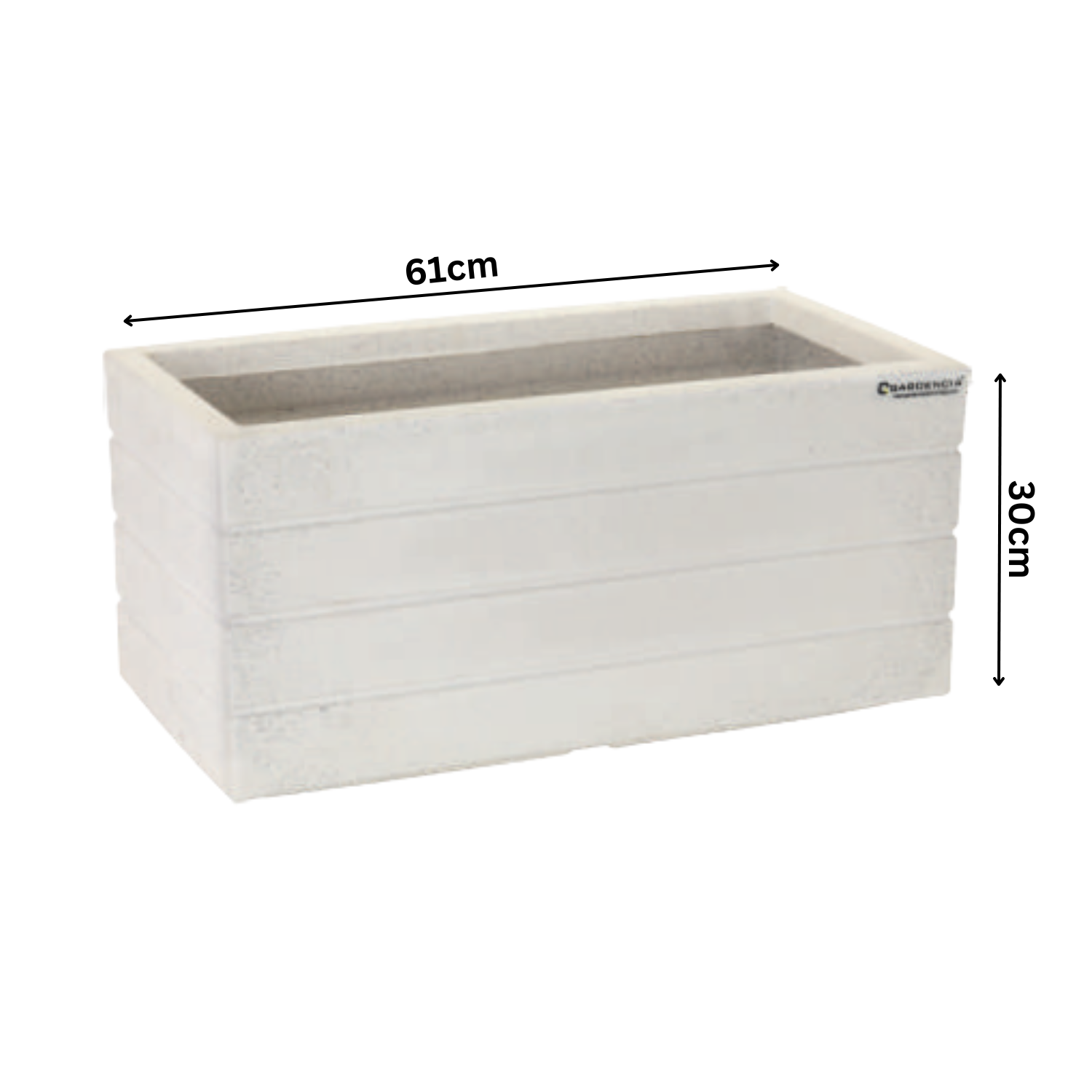 Hug A Plant | Roto G Tray Rectangle Rotomolded Pot For Home & Garden
